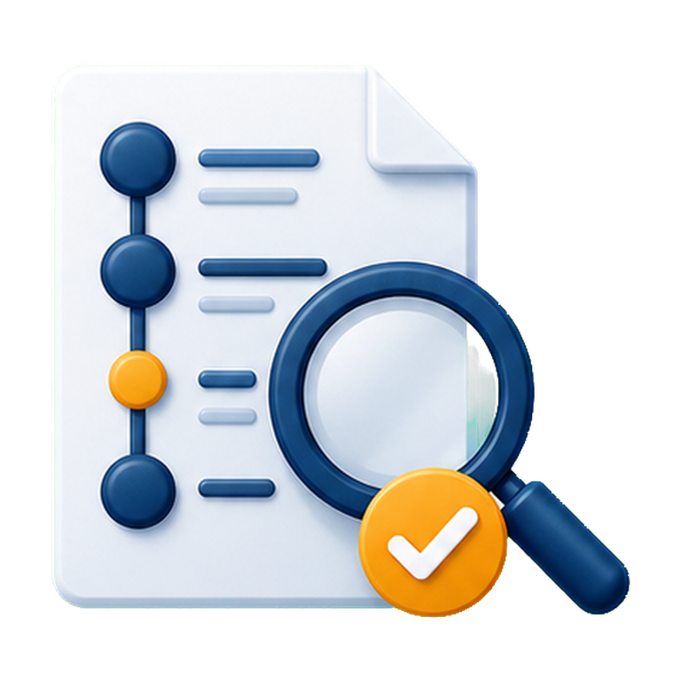 Generated audit trail icon